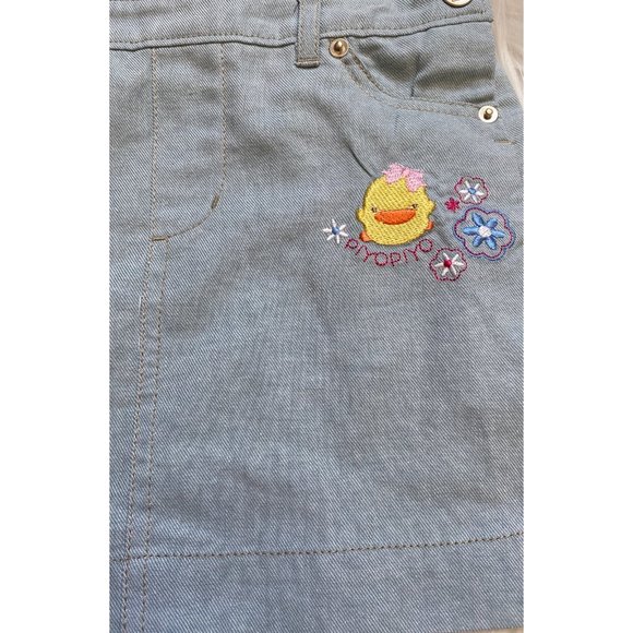 Piyo Piyo Duck Baby Toddler Blue Overall Dress, Size 2T - Picture 3 of 10